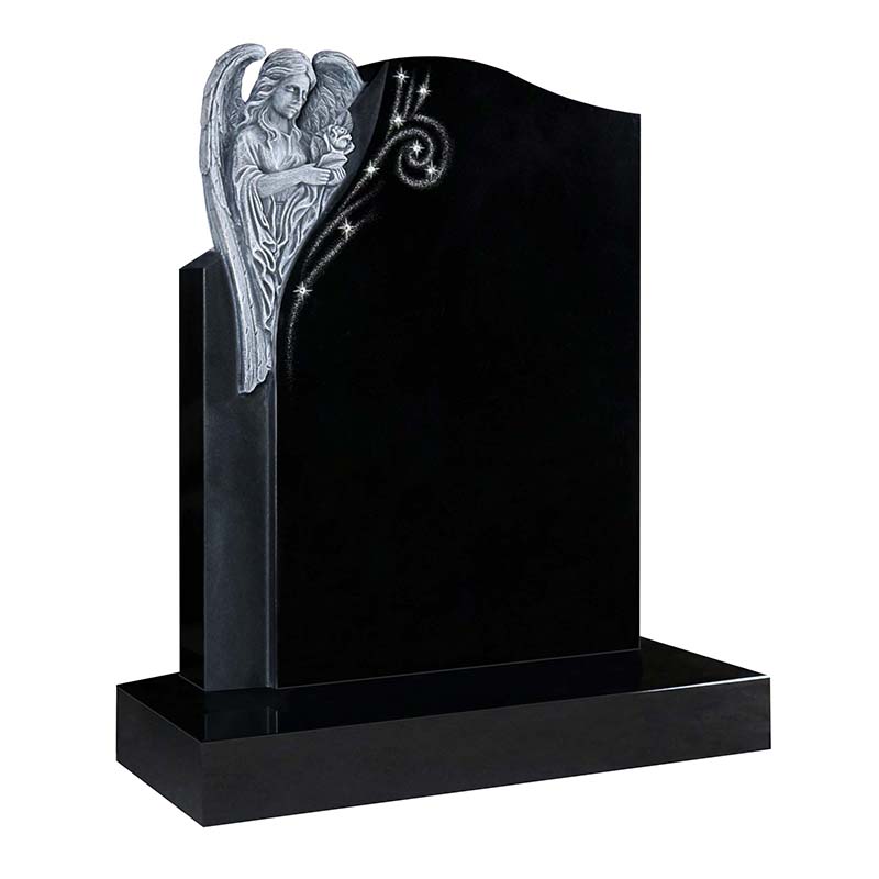 hand carved angel tombstones