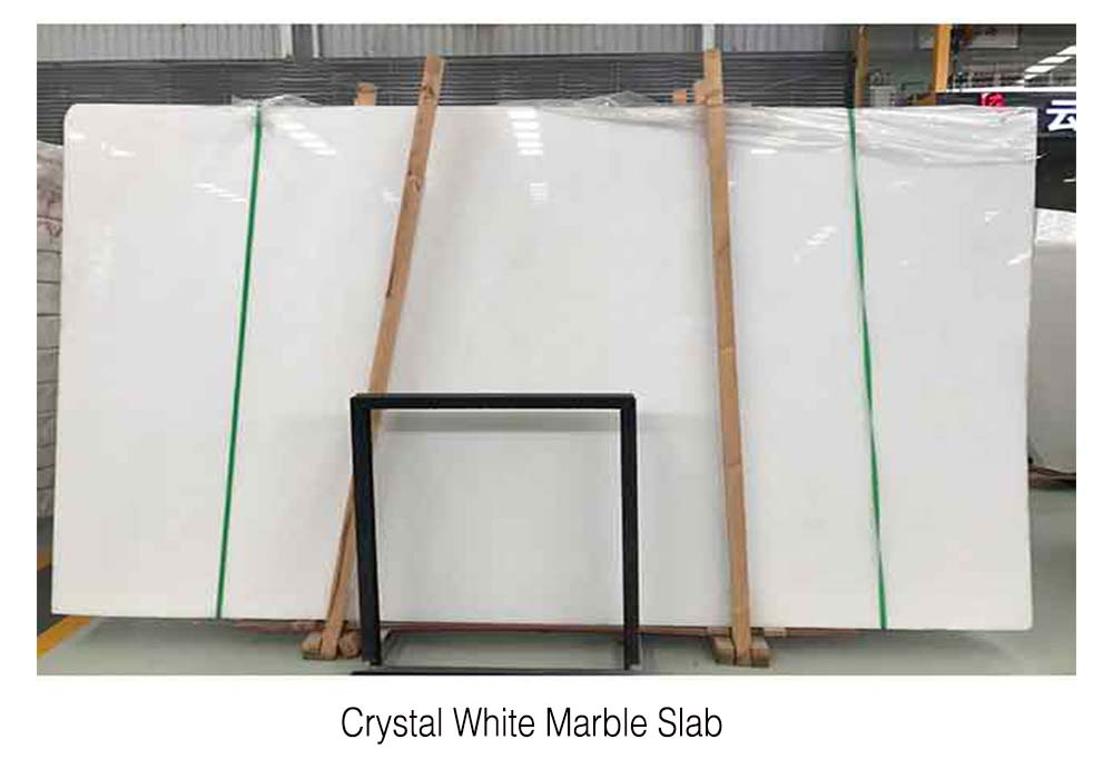 Wholesale China Crystal White Marble Slab