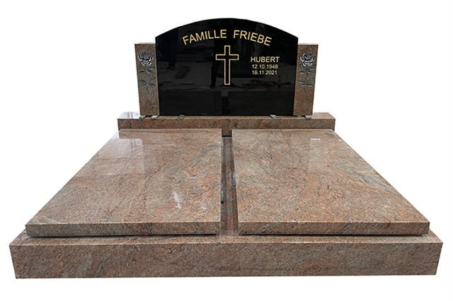 China Factory Made European Granite Gravestone 