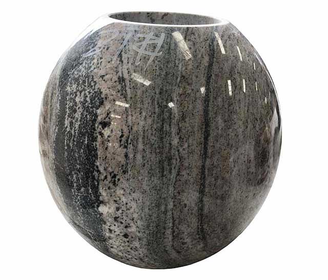 Spherical Shape Polishing Marble Vase
